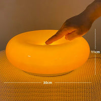 Bauhaus retro donut wall lamp for living room atmosphere