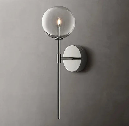 Nordic retro glass wall light for interior decoration - vue 8 sur 11