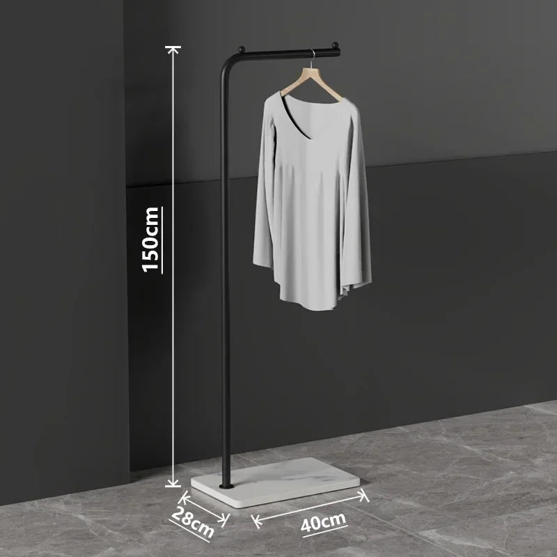 lightweight and modern Nordic clothes rack for stylish storage - vue 33 sur 41