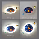 sandyha ceiling light for children with astronauts and planets led