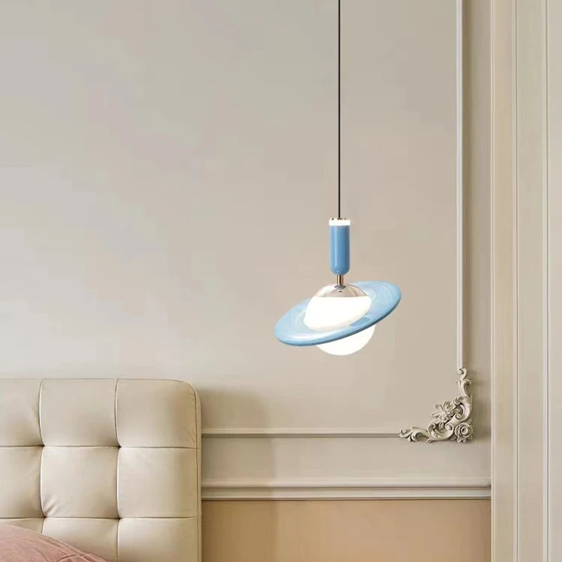 saturno design led chandelier adjustable in height