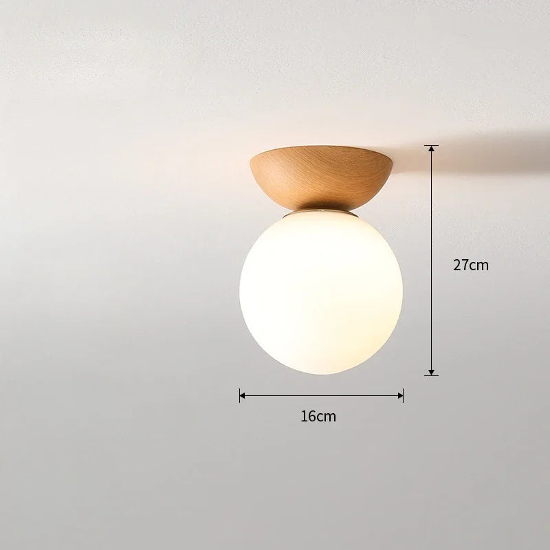 Japanese style LED ceiling light with nordic design, ideal decorative lighting