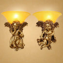 Nordic resin wall light with retro European style