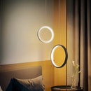 Modern round pendant light for lateral LED lighting