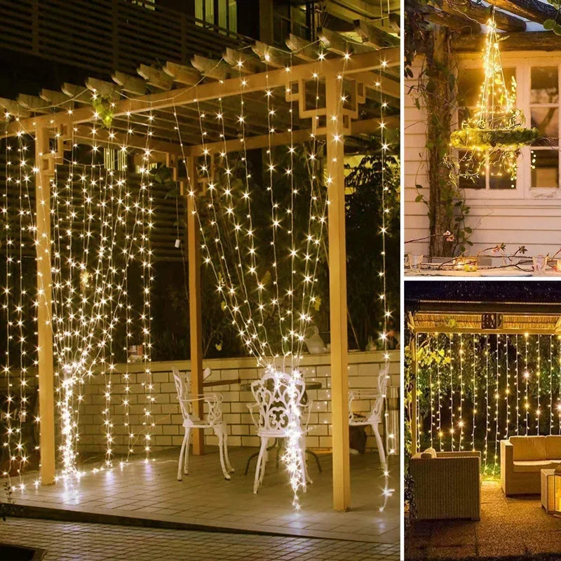 LED light garland for Christmas, weddings and parties - vue 5 sur 6
