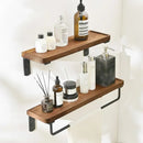 wooden bathroom hardware set