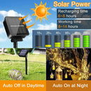Waterproof solar string lights 300 LED 8 modes copper wire