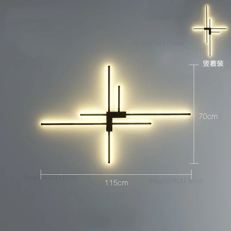 Modern creative wall light for stylish interior decor - vue 13 sur 22