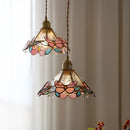 iwhd modern glass copper butterfly LED hand lamp