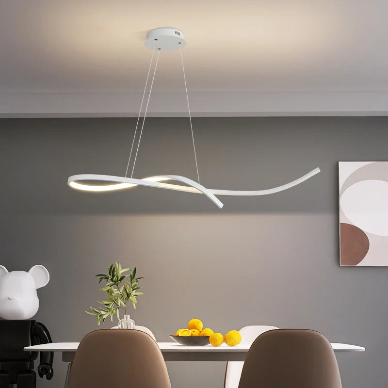 Modern minimalist chandelier for elegant interior lighting