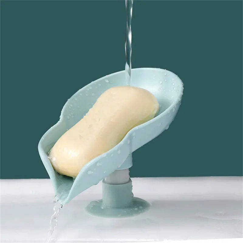 leaf design soap dish for bathroom and shower