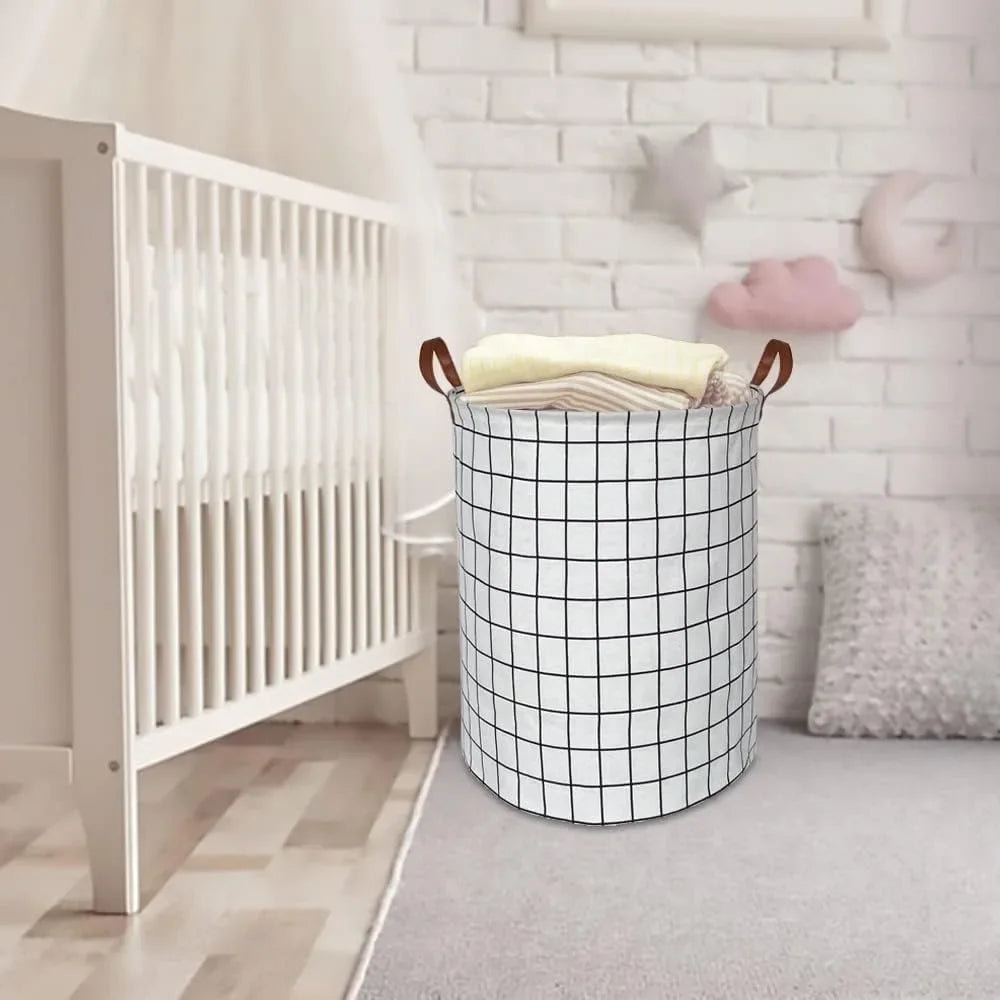 portable laundry basket for toys and clothes waterproof - vue 5 sur 8