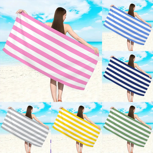 Microfibre beach towel with cartoon pattern and quick drying - vue 3 sur 5