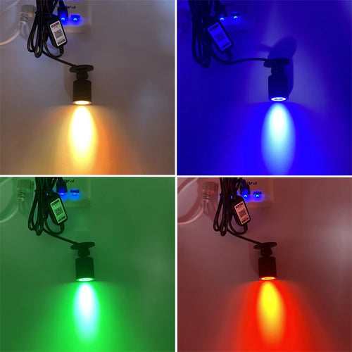 spot led rgb intelligent avec contrôle bluetooth et couleur réglable - vue 4 sur 6