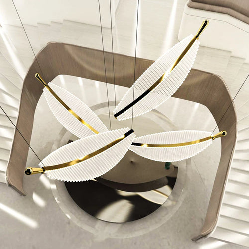 Designer glass pendant chandelier for elegant interiors - vue 2 sur 20