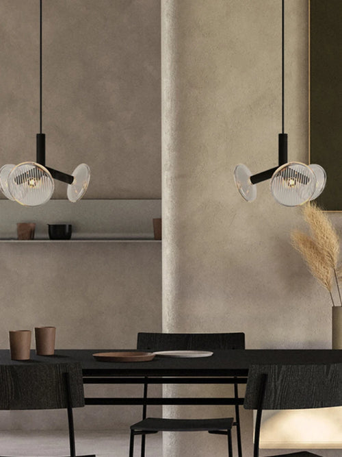 Postmodern glass chandelier American style for interior decoration - vue 2 sur 14