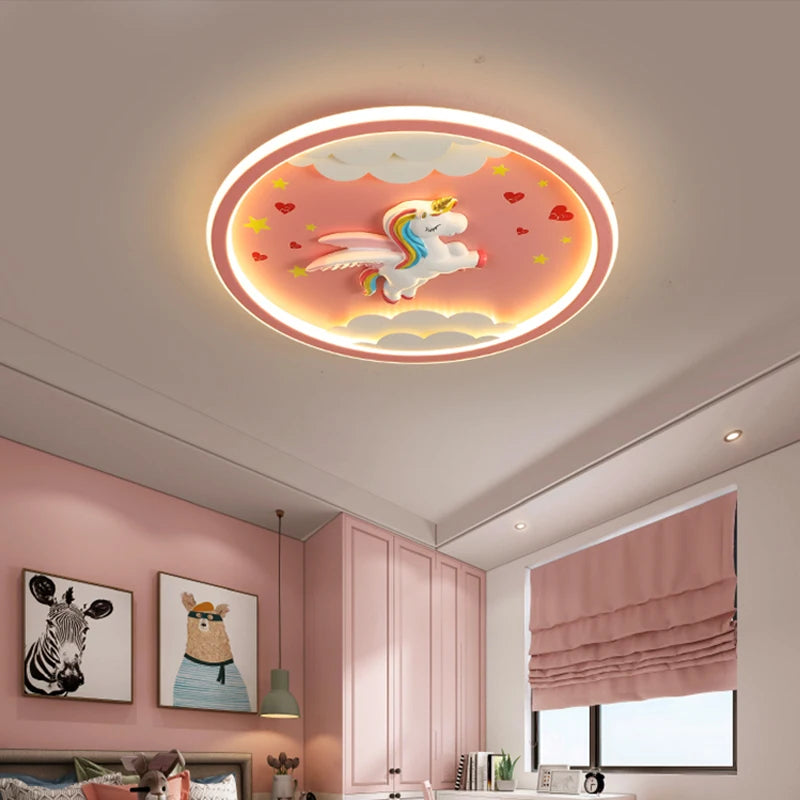 Creative LED ceiling light for children's room decor - vue 5 sur 8