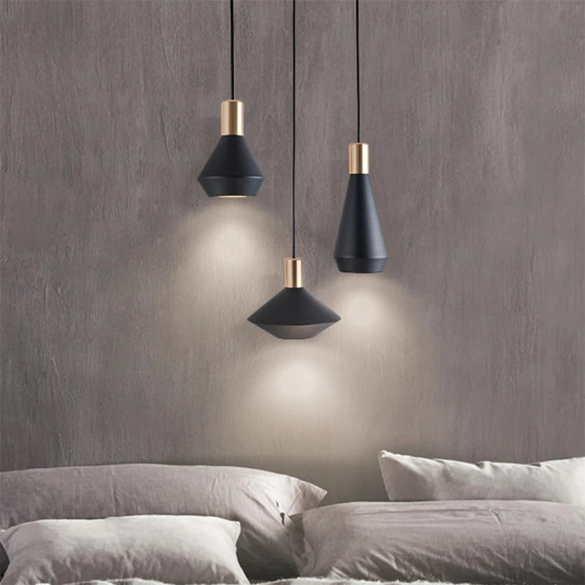 Modern chandelier for living room with handheld lamp