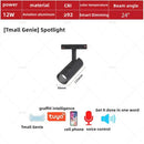 Voice-controlled smart lamp with integrated lighting