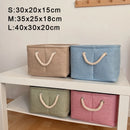 foldable storage basket for clothes and various supplies