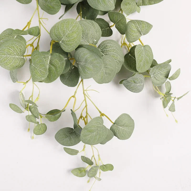 Eucalyptus leaf wall decoration for indoor spaces