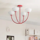 Vintage tulip LED lamp country style for café restaurant bar
