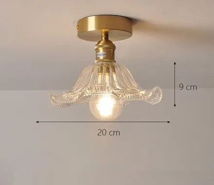 Modern glass ceiling light for bright indoor and outdoor spaces - vue 13 sur 30
