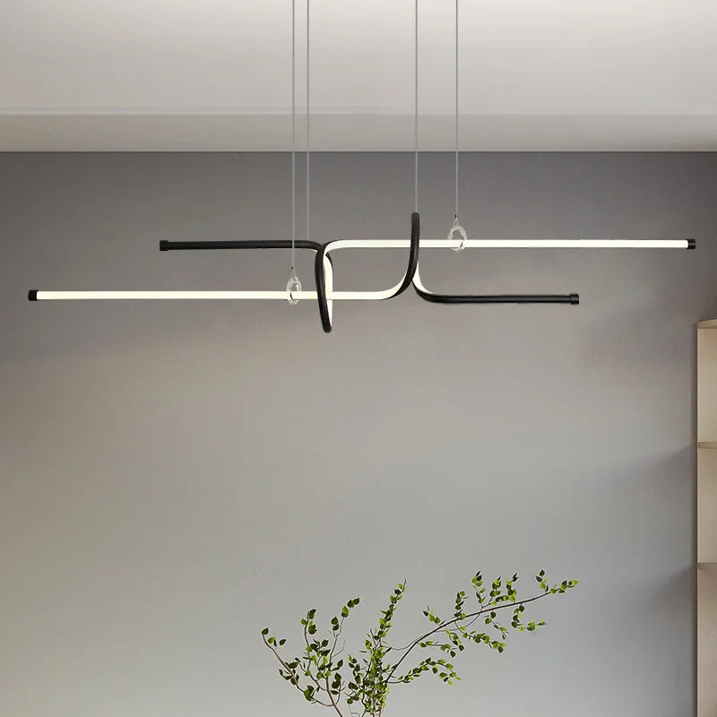 Modern luxury suspended chandelier elegant design lighting - vue 5 sur 8