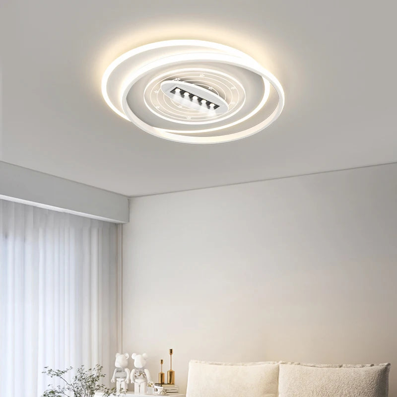 Nordic LED ceiling light for indoor and cosy ambience - vue 3 sur 14