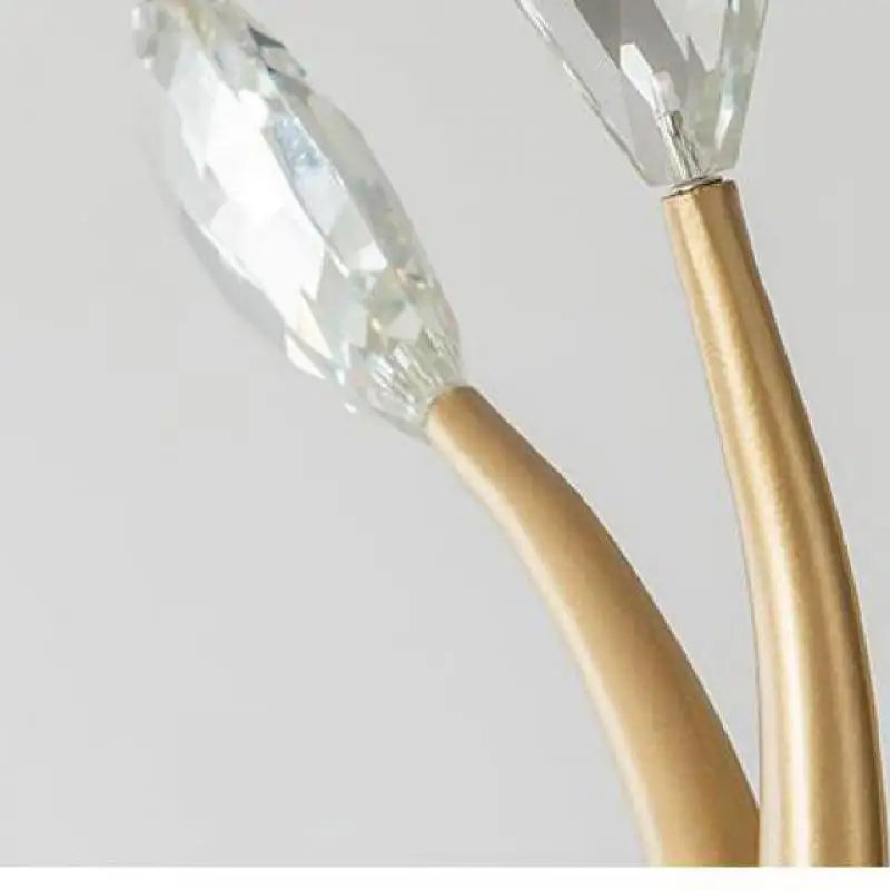 Vintage crystal chandelier for elegant indoor lighting - vue 8 sur 9