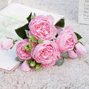Small artificial flower bouquet for spring decoration and weddings