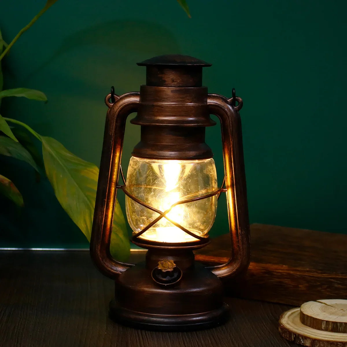 Retro waterproof camping lamp for tent and outdoor atmosphere - vue 8 sur 8