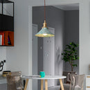 Vintage industrial loft pendant light with metal shade