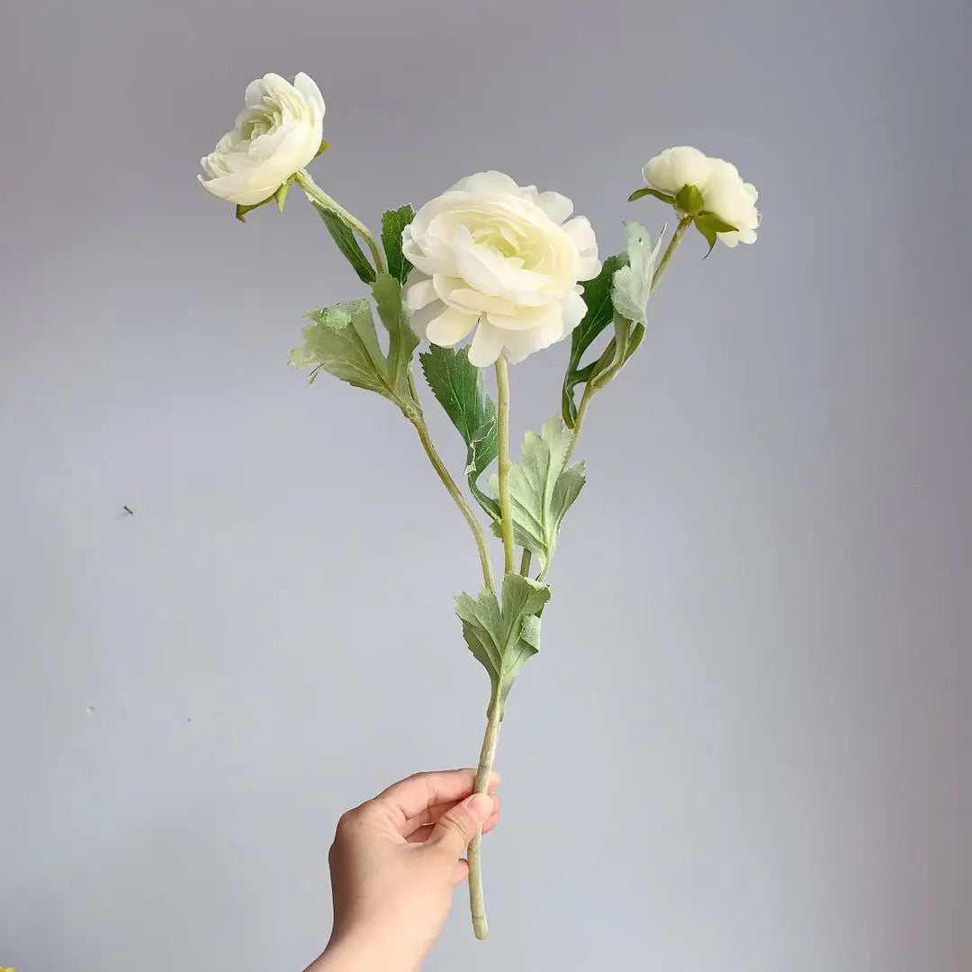 Artificial silk flower bouquet for decoration and photo props - vue 8 sur 12