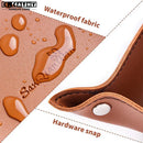 Foldable leather tray for storage and decoration