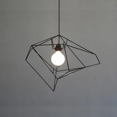 Modern geometric design Nordic iron pendant light