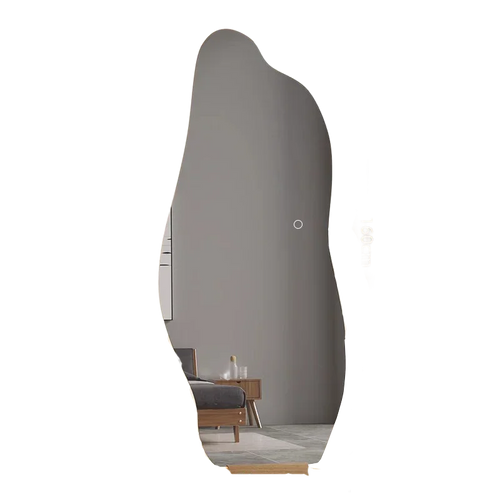 Decorative illuminated mirror nordic irregular style for elegant interiors