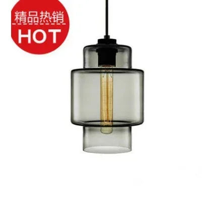 Modern transparent glass pendant chandelier with elegant design - vue 18 sur 28