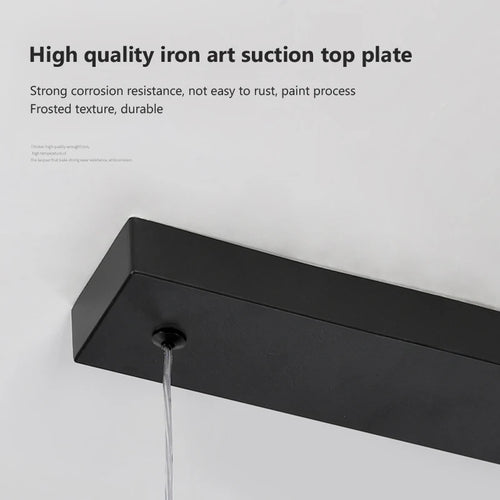 Modern LED pendant light for elegant interior decoration - vue 7 sur 8