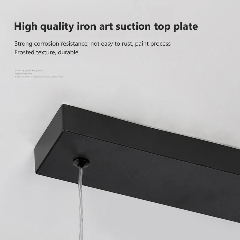 Modern LED pendant light for elegant interior decoration - vue 6 sur 8