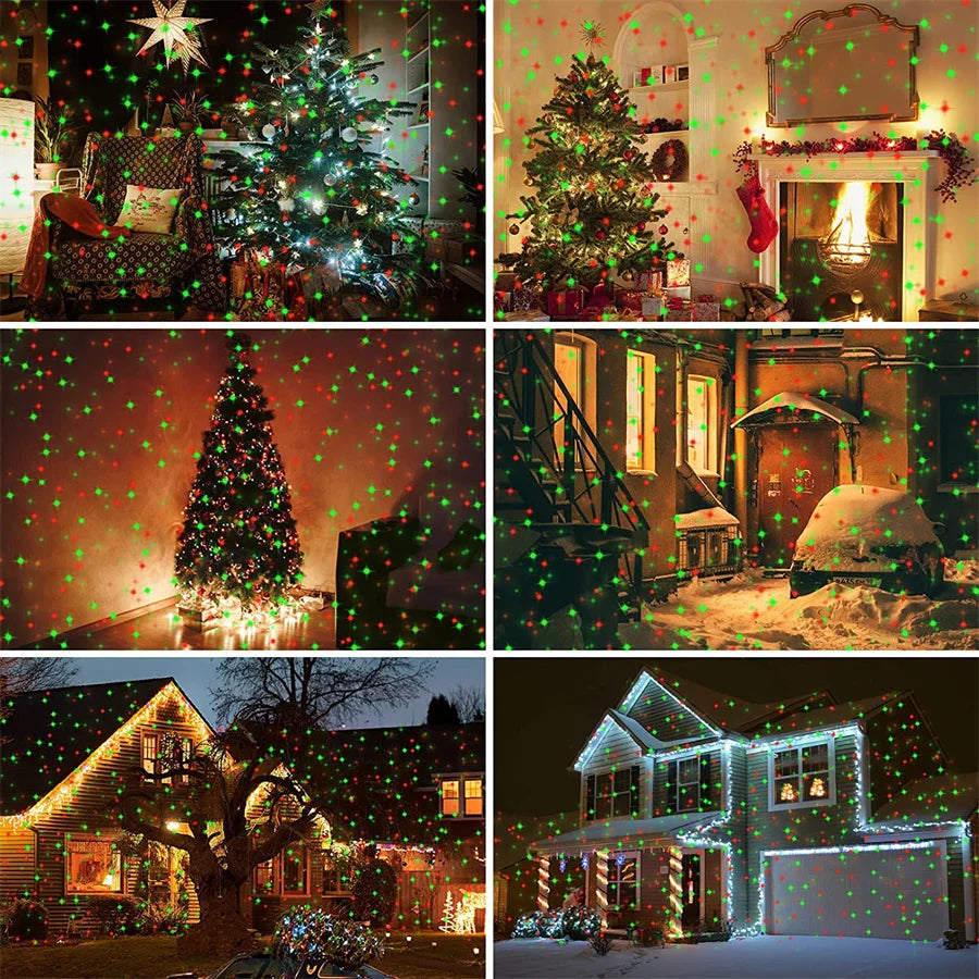 Bright solar projector for outdoor Christmas decorations - vue 4 sur 6