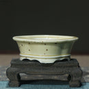 creative glazed ceramic flower pot for home decoration