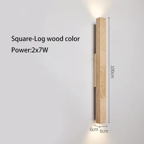 Long stone LED wall light - vue 18 sur 21