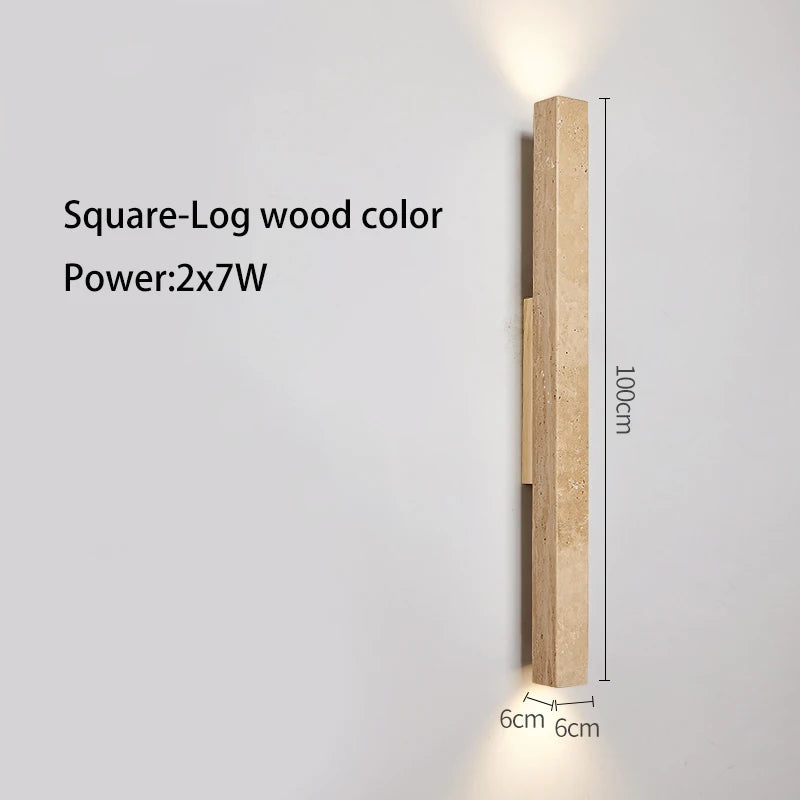 Long stone LED wall light - vue 17 sur 21