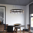 Modern glass LED chandelier for interior decoration