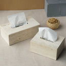 elegant travertine bathroom accessory set
