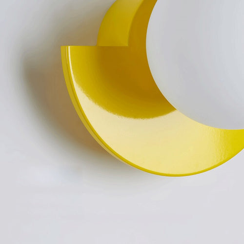 Nordic macaron half-circle LED wall light - vue 10 sur 10