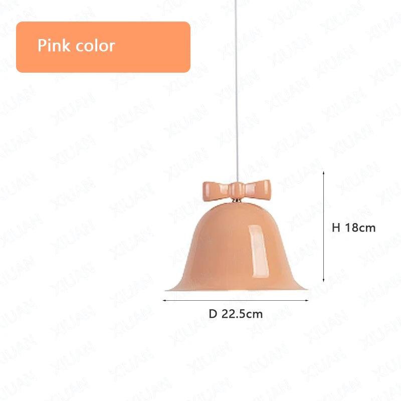 Children's pendant light with bow tie - vue 12 sur 19