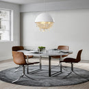 Charming creative crystal hemisphere pendant chandelier