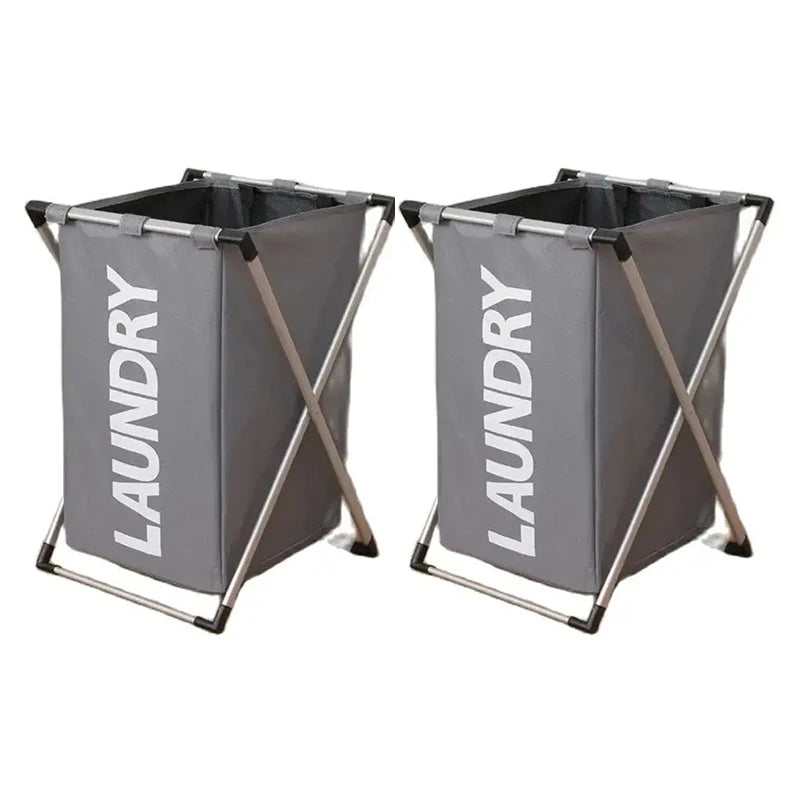 Foldable and waterproof laundry basket for versatile storage - vue 11 sur 11